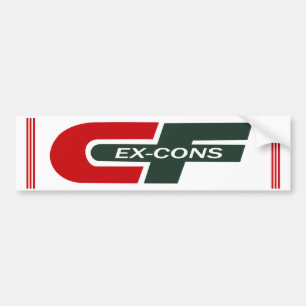 Autocollant De Voiture Sticker Ex-Cons pour les autoroutes consolidées