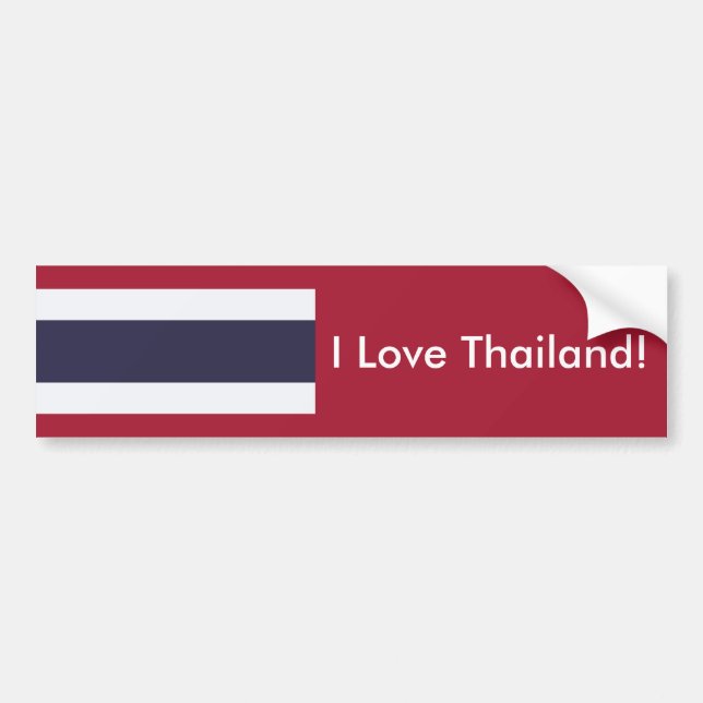 Autocollant De Voiture Sticker Flag of Thailand (Devant)