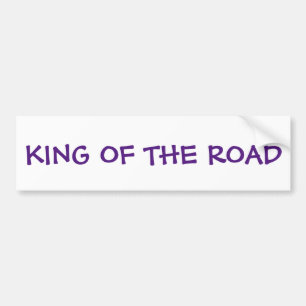 Autocollant De Voiture Sticker King Of The Road Bumper