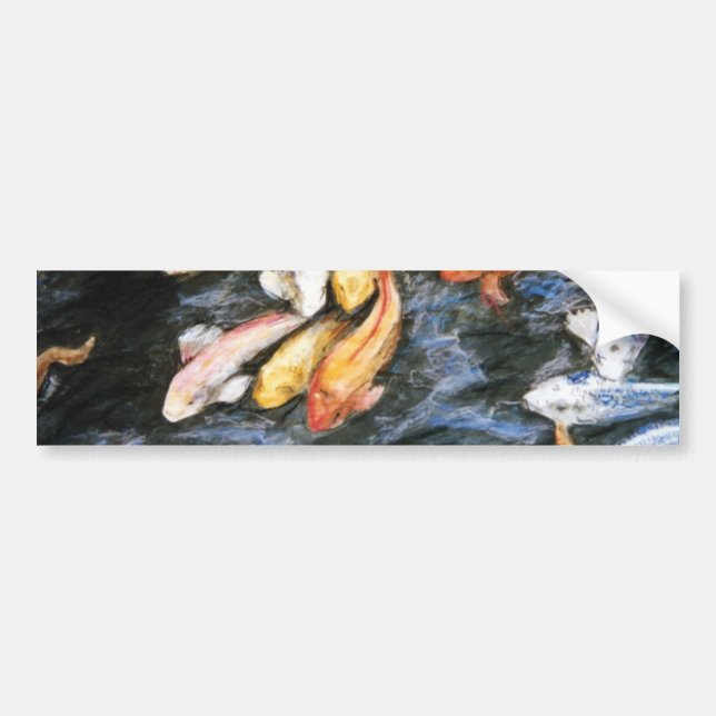 Autocollant De Voiture Sticker Koi Fish Bumper (Devant)