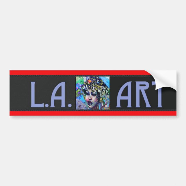 Autocollant De Voiture Sticker LA Art Bumper (Devant)