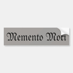 Autocollant De Voiture Sticker Memento Mori (Souvenez-vous de la mort)