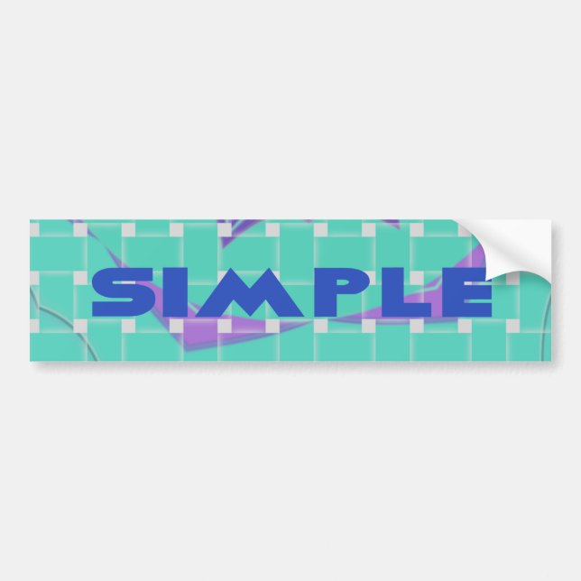 Autocollant De Voiture Sticker Modèle voiture pare-chocs (Devant)