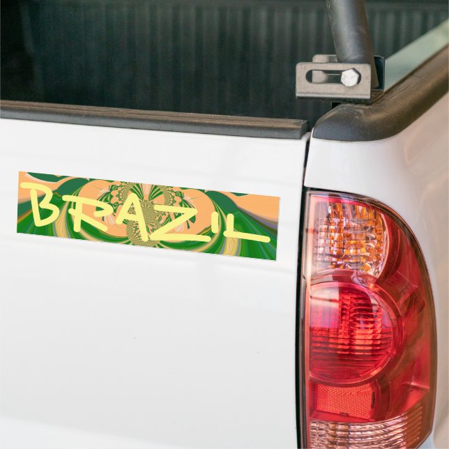 Autocollant De Voiture Sticker Modèle voiture pare-chocs Brésil (Sur camion)