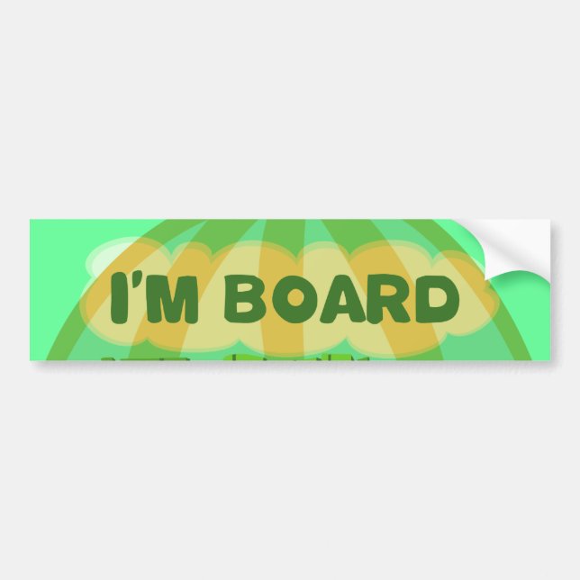 Autocollant De Voiture Sticker pare-chocs (Devant)