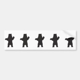 Autocollant De Voiture Sticker pare-chocs à oreille noire