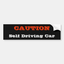 Sticker pare-chocs auto-conducteur