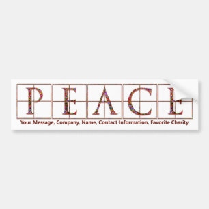 Autocollant De Voiture Sticker pare-chocs avec message