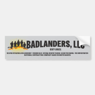 Autocollant De Voiture Sticker pare-chocs Badlanders LLC