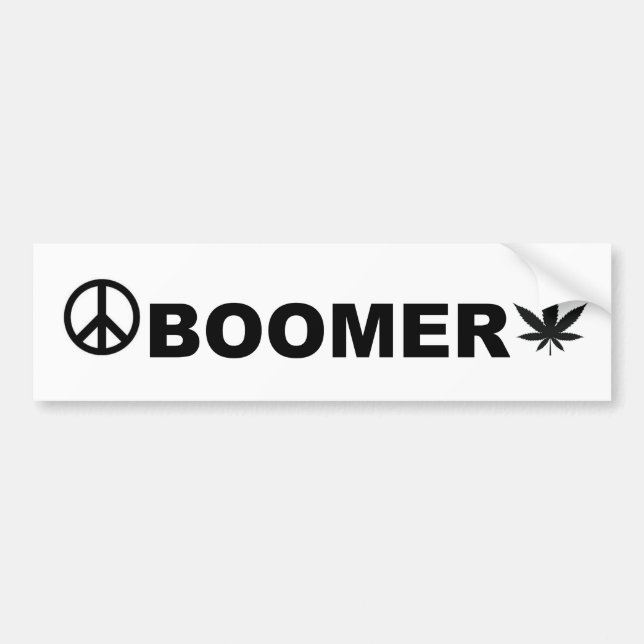 Autocollant De Voiture Sticker pare-chocs BOOMER (Devant)