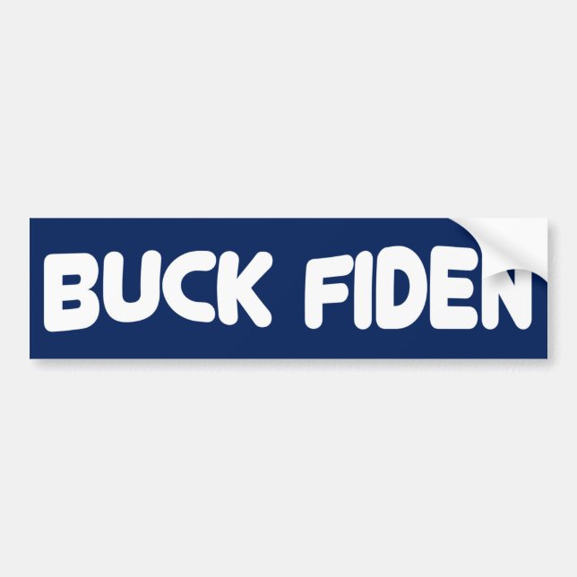Autocollant De Voiture Sticker pare-chocs Buck Fiden (Devant)