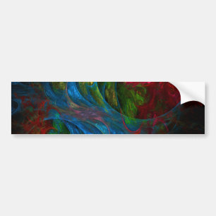 Autocollant De Voiture Sticker pare-chocs d'art Abstrait en bleu Genesis
