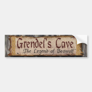 Autocollant De Voiture Sticker pare-chocs de la grotte de Grendel
