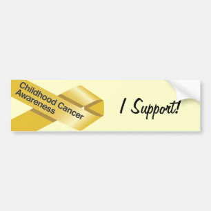 Autocollant De Voiture Sticker pare-chocs de sensibilisation au cancer ch
