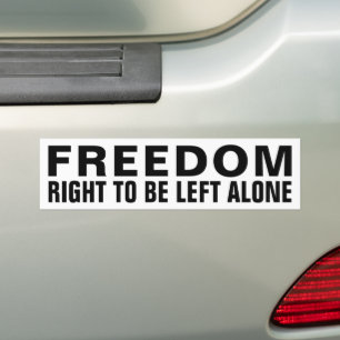 Autocollant De Voiture Sticker pare-chocs défini par liberté