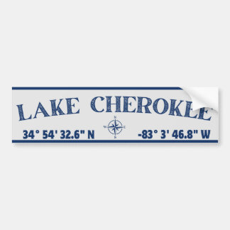 Autocollant De Voiture Sticker pare-chocs du lac Cherokee