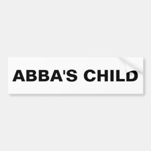 Autocollant De Voiture Sticker pare-chocs "Enfant d'Abba"