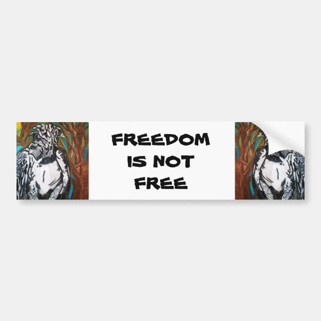 Autocollant De Voiture sticker pare-chocs FREEDOM (Devant)