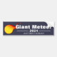 Autocollant De Voiture Sticker pare-chocs géant Meteor 2024 (Devant)
