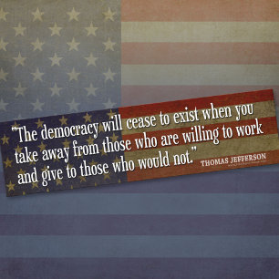 Autocollant De Voiture Sticker pare-chocs Jefferson