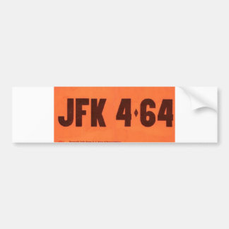 Autocollant De Voiture Sticker pare-chocs JFK 464 Style de licence