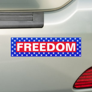 Autocollant De Voiture Sticker pare-chocs Liberté (étoiles)