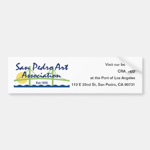 Autocollant De Voiture Sticker pare-chocs - Logo et emplacement de SPAA