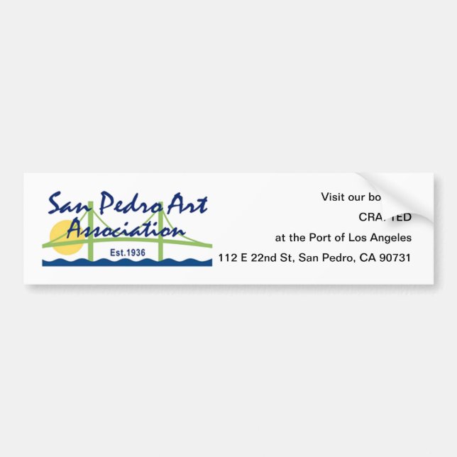 Autocollant De Voiture Sticker pare-chocs - Logo et emplacement de SPAA (Devant)