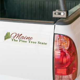 Autocollant De Voiture Sticker pare-chocs - MAINE