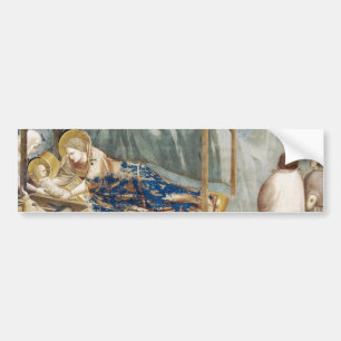 Autocollant De Voiture Sticker pare-chocs Nativité (par Giotto)
