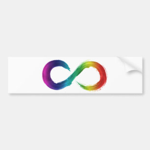 Autocollant De Voiture Sticker pare-chocs Neurodiversity