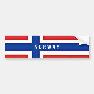 Autocollant De Voiture Sticker pare-chocs norvégien