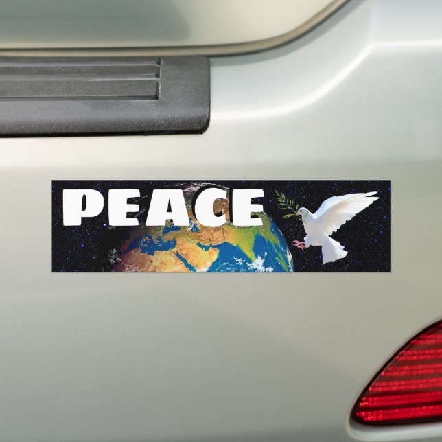 Autocollant De Voiture Sticker pare-chocs Peace (En voiture)