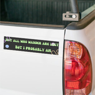 Autocollant De Voiture Sticker pare-chocs perdu