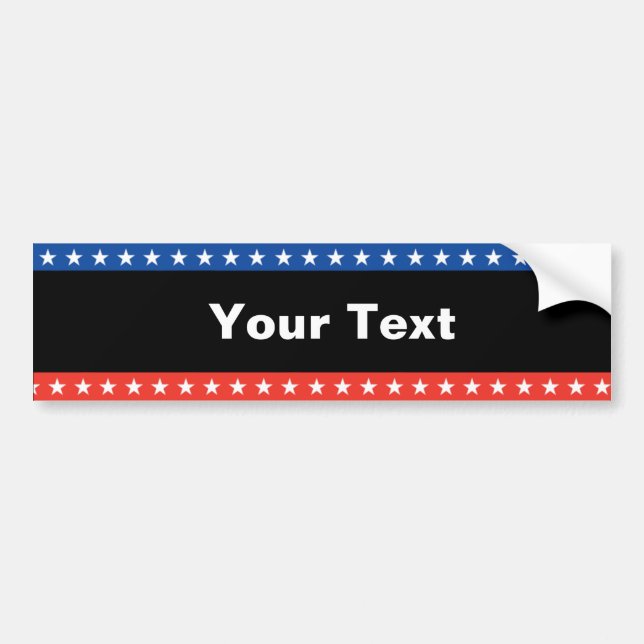 Autocollant De Voiture Sticker pare-chocs personnalisable (Devant)