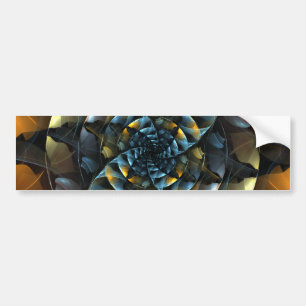 Autocollant De Voiture Sticker pare-chocs Pinwheel Art Abstrait