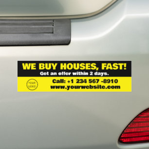 Autocollant De Voiture Sticker pare-chocs pour investisseurs immobiliers 