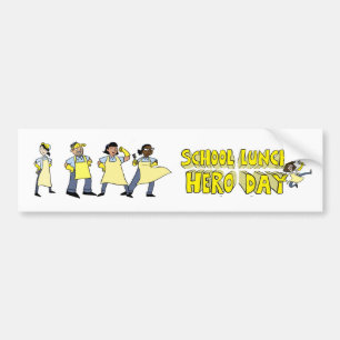 Autocollant De Voiture Sticker pare-chocs pour le déjeuner scolaire