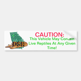 Autocollant De Voiture Sticker pare-chocs pour serpents vivants
