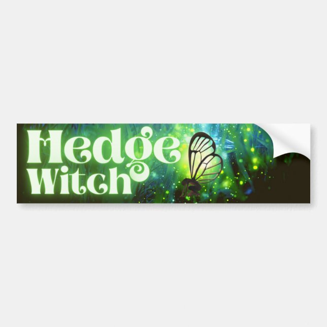 Autocollant De Voiture Sticker pare-chocs pour sorcière de couverture (Devant)