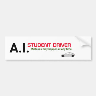 Autocollant De Voiture Sticker pare-chocs pour véhicule autonome