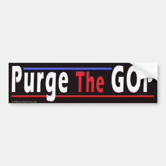 Autocollant De Voiture Sticker pare-chocs 'Purge The GOP'