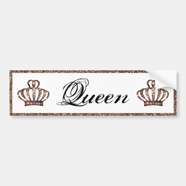 Autocollant De Voiture sticker pare-chocs "Queen" (Devant)