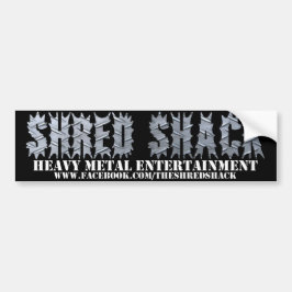 Autocollant De Voiture Sticker pare-chocs Shred Shack "Classic"