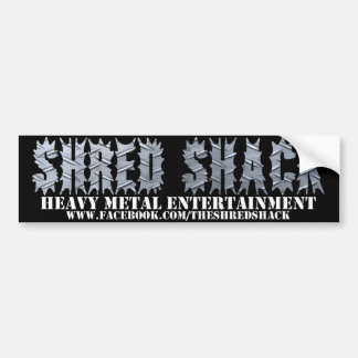 Autocollant De Voiture Sticker pare-chocs Shred Shack "Classic"