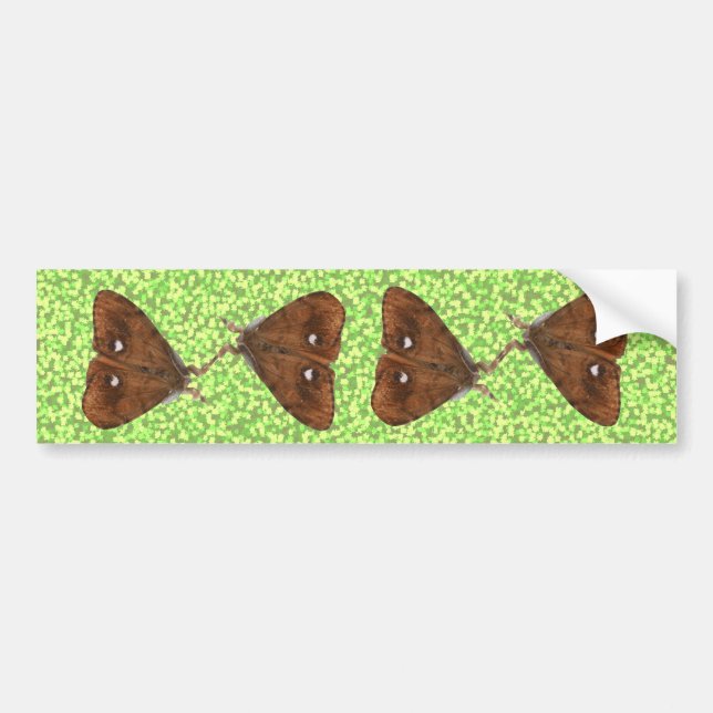 Autocollant De Voiture Sticker pare-chocs Vapourer Moths (Devant)