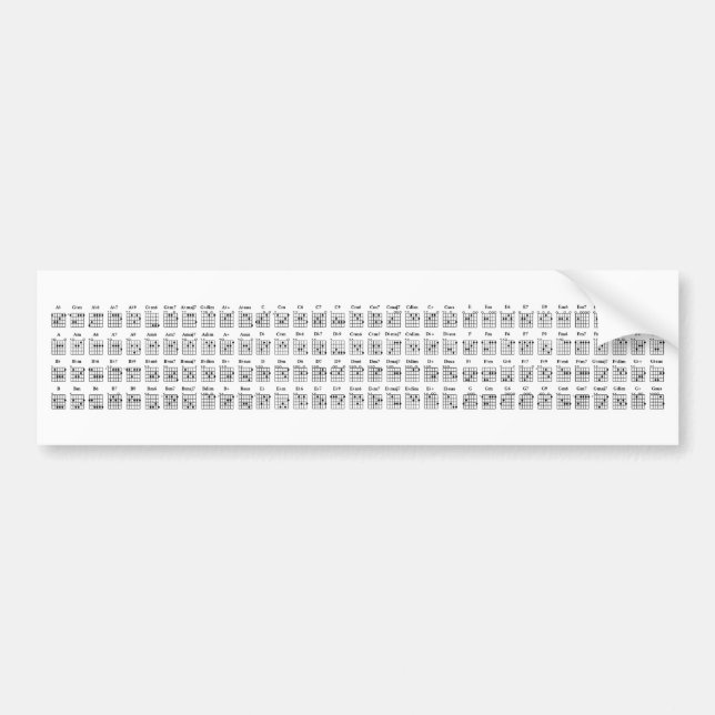 Autocollant De Voiture Sticker pour cordons de guitare (Devant)
