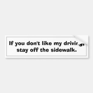Autocollant De Voiture Sticker pour Humour de conduite lourd : avertissem