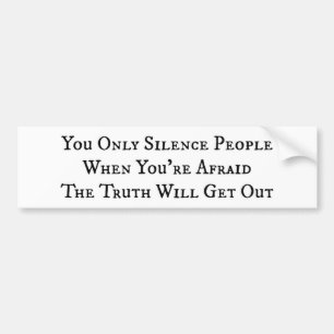 Autocollant De Voiture Sticker pour la liberté d'expression