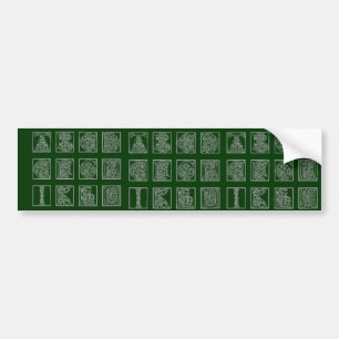 Autocollant De Voiture Sticker pour pare-chocs Alphabet